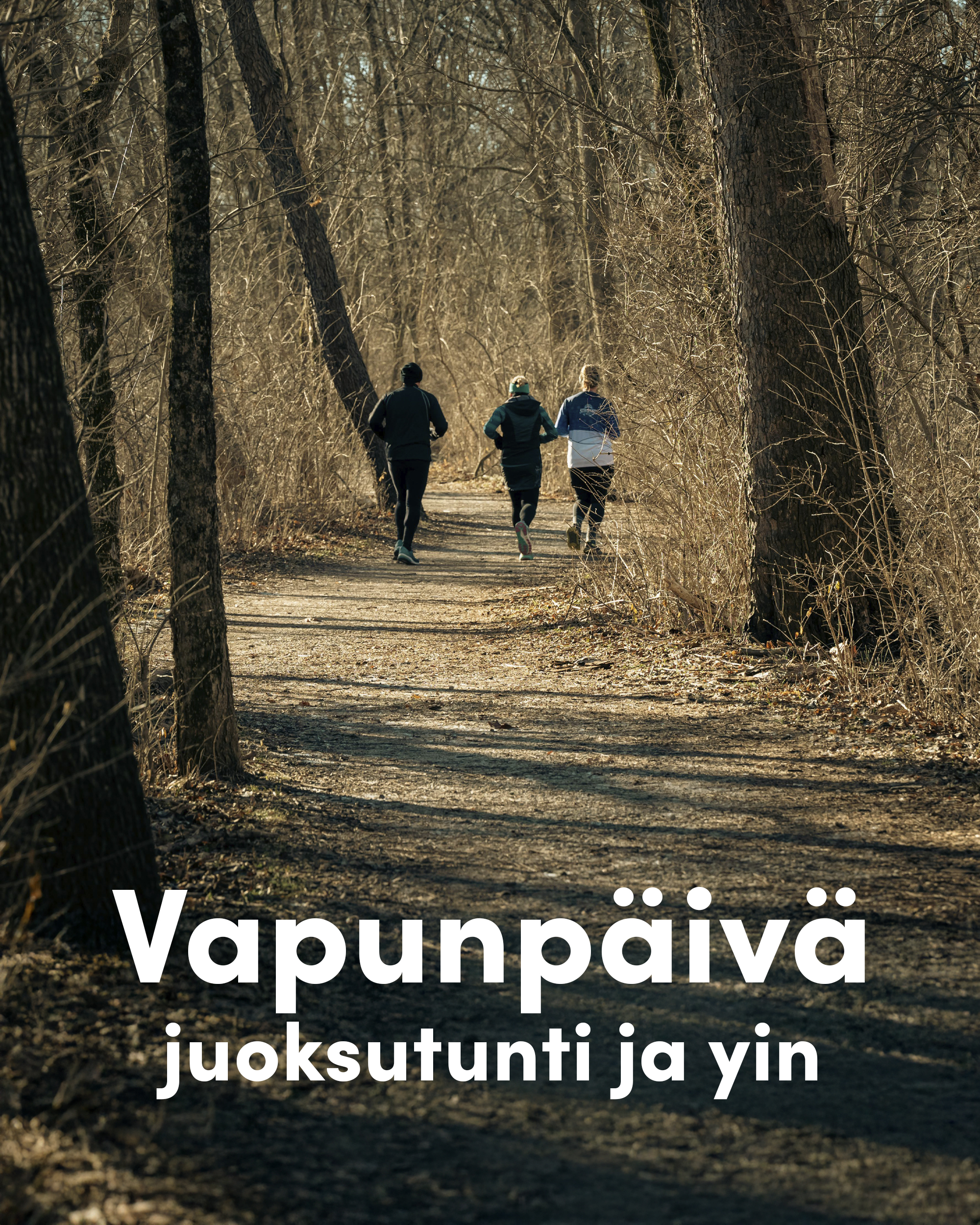 Vapunpäivän juoksu ja yin